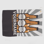 Personaliserende brouwerij voor bottelboten golfhanddoek (Horizontaal)