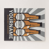 Personaliserende brouwerij voor bottelboten legpuzzel (Horizontaal)