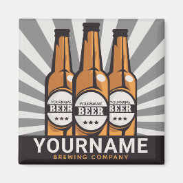Personaliserende brouwerij voor bottelboten magneet