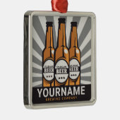 Personaliserende brouwerij voor bottelboten metalen ornament (Rechts)