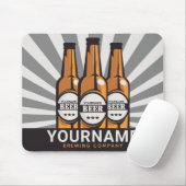 Personaliserende brouwerij voor bottelboten muismat (Met muis)