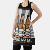 Personaliserende brouwerij voor bottelboten schort (Insitu)