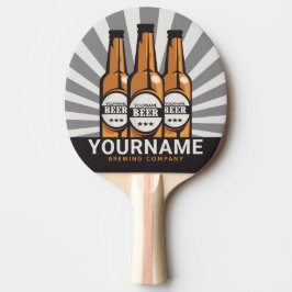 Personaliserende brouwerij voor bottelboten tafeltennisbatje