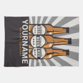 Personaliserende brouwerij voor bottelboten theedoek (Horizontaal)