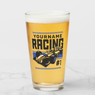 Personaliseringsteam Fast Race-autorijstuurprogram Glas