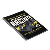 Personaliseringsteam Fast Race-autorijstuurprogram Notitieboek (Rechterzijde)