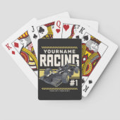 Personaliseringsteam Fast Race-autorijstuurprogram Pokerkaarten (Achterkant)