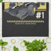 Personaliseringsteam Fast Race-autorijstuurprogram Theedoek (Gevouwen)