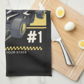 Personaliseringsteam Fast Race-autorijstuurprogram Theedoek (Quarter Fold)