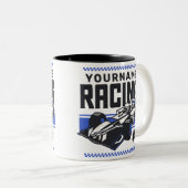 Personaliseringsteam Fast Race-autorijstuurprogram Tweekleurige Koffiemok (Voorkant rechts)