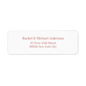 Personalisiane Adressaufkleber Etiket (Voorkant)