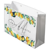 Personalisierbar Elegant Toscana Wedding Groot Cadeauzakje (Voorkant Gekanteld)