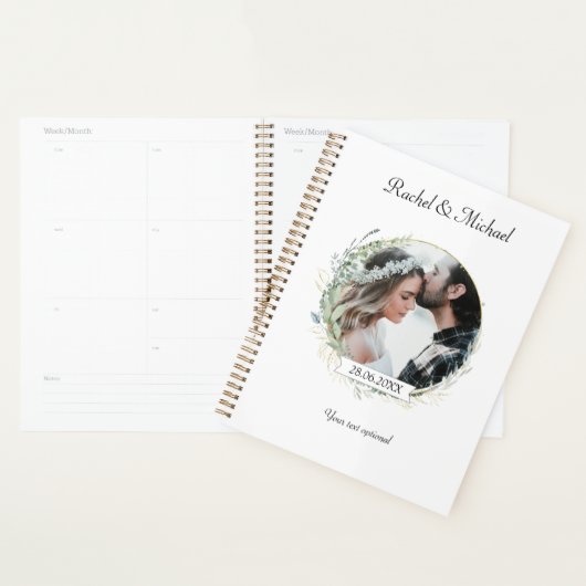Personalisierbar Foto Hochzeit Planer Planner (Display)