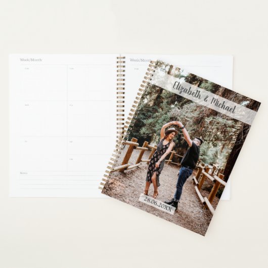 Personalisierbar Foto Hochzeit Planner (Display)