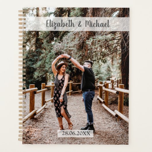 Personalisierbar Foto Hochzeit Planner (Voorkant)