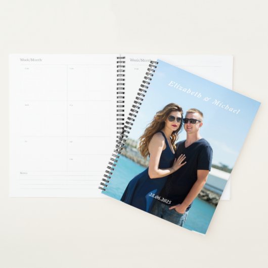 Personalisierbar Foto Hochzeit Planner (Display)