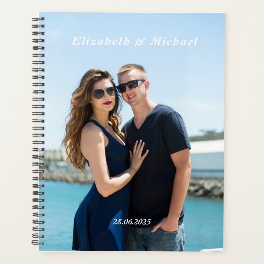 Personalisierbar Foto Hochzeit Planner (Voorkant)