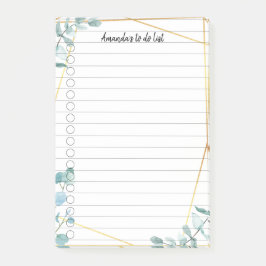 Personalisierbar Greenery liniert Post-it® Notes