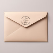 Personalisierbar Logo schlicht Rubberstempel