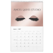 Personalisierbar Makeup Artist Eyelash Extensions Kalender (Mar 2027)