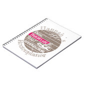 personalisierbar Name Prinzessin Wanderschuhe Notitieboek (Linkerzijde)