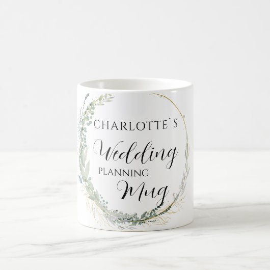 Personalisierbar- Wedding-Planning-Mug     Koffiemok (Center)