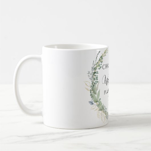 Personalisierbar- Wedding-Planning-Mug Koffiemok (Links)