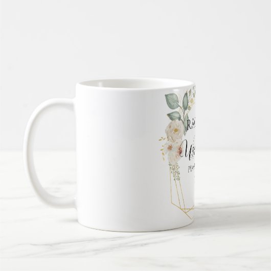 Personalisierbar- Wedding-Planning-Mug  Koffiemok (Links)