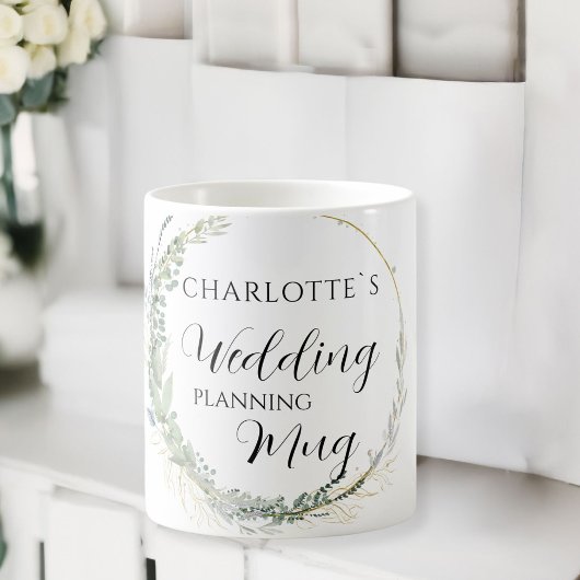 Personalisierbar- Wedding-Planning-Mug     Koffiemok