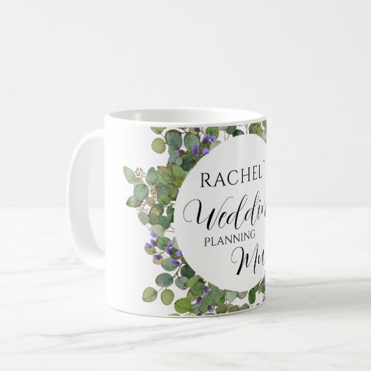 Personalisierbar- Wedding-Planning-Mug   Koffiemok (Voorkant links)