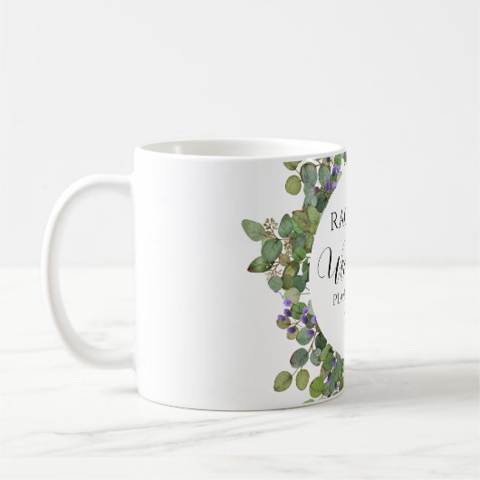 Personalisierbar- Wedding-Planning-Mug   Koffiemok (Links)