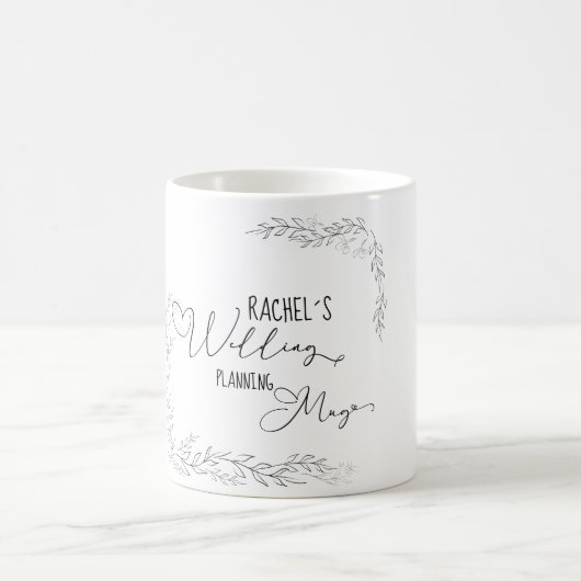 Personalisierbar- Wedding-Planning-Mug Koffiemok (Center)