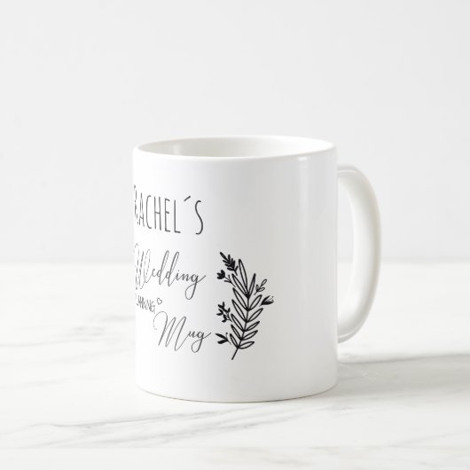 Personalisierbar- Wedding-Planning-Mug Koffiemok (Voorkant rechts)