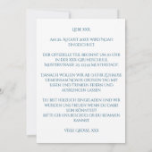 Personalisierbare Einladung Einschulung Junge  Kaart (Achterkant)