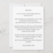 Personalisierbare Einladung zur Einschulung 2024 Kaart (Achterkant)