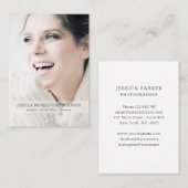 Personalisierbare Foto Visitekaartje (Voorkant / Achterkant)