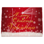 personalisierbare Geschenktüte für Weihnachten Groot Cadeauzakje (Voorkant)