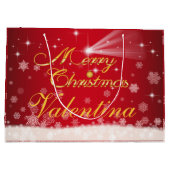 personalisierbare Geschenktüte für Weihnachten Groot Cadeauzakje (Achterkant)