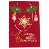 personalisierbare Geschenktüte für Weihnachten Medium Cadeauzakje (Voorkant)