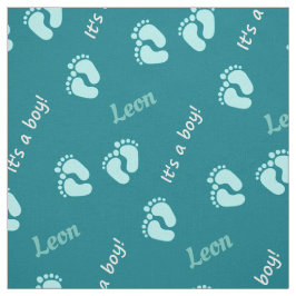 personalisierbare Stoffe mit Namen Baby Junge Stof