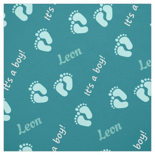 personalisierbare Stoffe mit Namen Baby Junge Stof (Swatch)