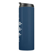 Personalisierbarer Café-Schoko-Wodka-Latte Thermosbeker (Geroteerd rechts)