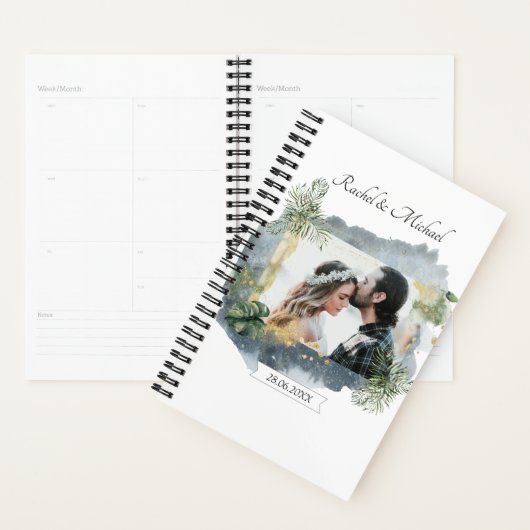 Personalisierbarer Foto Hochzeit Planner (Display)