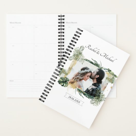Personalisierbarer Foto Hochzeit Planner (Display)