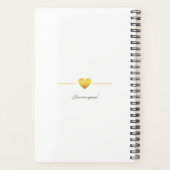 Personalisierbarer Foto Hochzeit Planner (Achterkant)