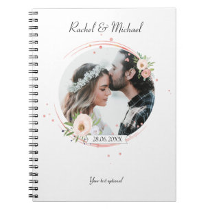 Personalisierbarer Foto Hochzeits Notitieboek