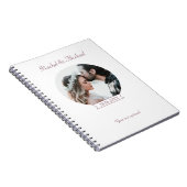 Personalisierbarer Hochzeit Foto Notitieboek (Rechterzijde)