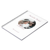 Personalisierbarer Hochzeit Foto Notitieboek (Linkerzijde)