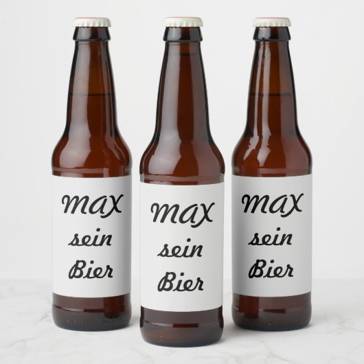 personalisierte bier etiket (Flessen)