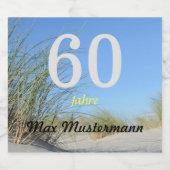 personalisierte Geburtstag Bier Etiket (Enkel label)